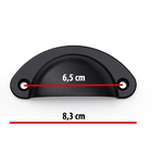 Kit 12 Puxadores Moveis Puxador Concha Puxadores Antigos - Pr