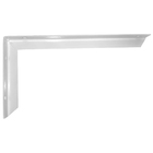 Kit 12 Suporte Mão Francesa Reforçada 40cm Branca