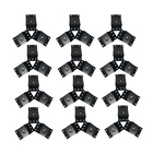 Kit 12 Suportes Chapinha Em Aço Para Móveis Em Pé Palito