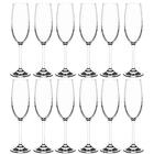 Kit 12 Taças De Champanhe 220ml Espumantes Cristal Copos Titâ