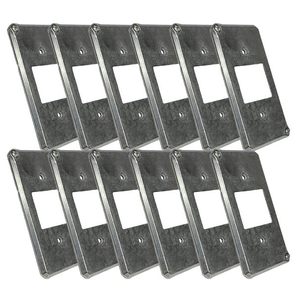 Kit 12 Tampa Condulete 2 Postos 2 Tomadas Juntos 1' Alumínio