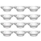 Kit 12 Tigelas Redondas 3,3l Crippa Transparente Plástica Sal