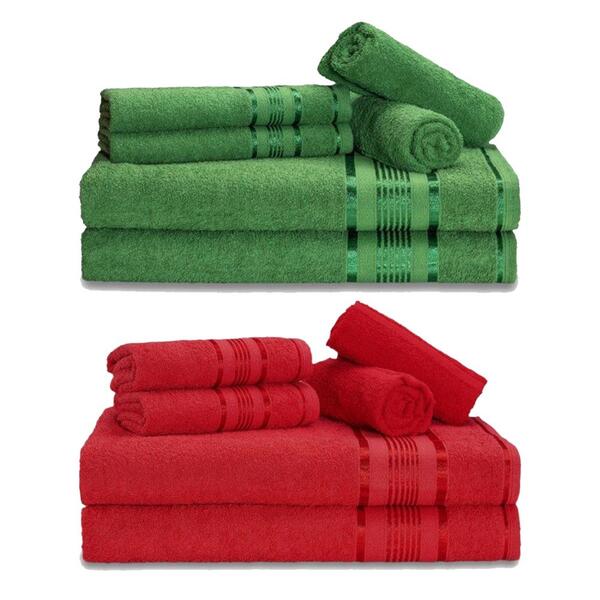 Kit 12 Toalhas Grossas Gigante Egito 4 Banho 4 Rosto 4 Tapete