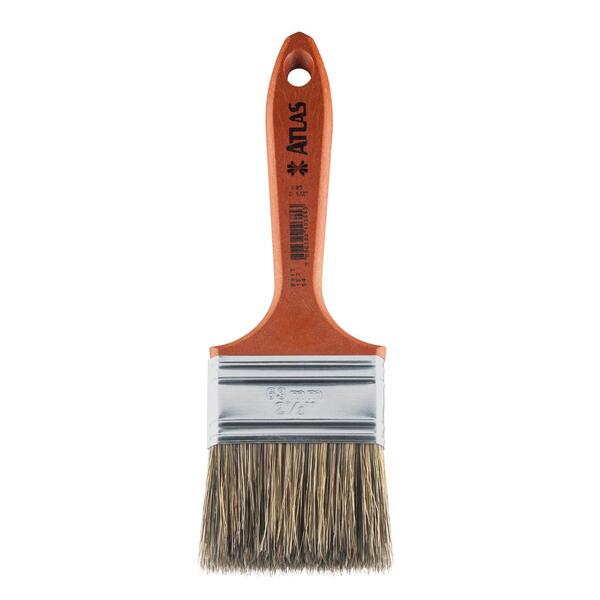 Kit 12 Trincha Média Cerda Gris 395 - Atlas