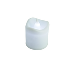 Kit 12 Velas Eletrônicas Com Pilhas Modelo Branco Led