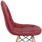 Kit - 12 X Cadeiras Estofadas Eames Eiffel Botonê - Base De M