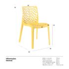 Kit - 12 X Cadeiras Gruvyer - Amarelo