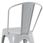 Kit - 12 X Cadeiras Iron Tolix - Cinza Claro