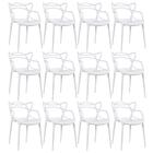 Kit - 12 X Cadeiras Masters Allegra - Branco