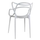 Kit - 12 X Cadeiras Masters Allegra - Cinza Claro