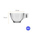 Kit 12 Xícaras Café Sem Pires Astral 90ml Duralex