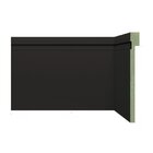 Kit 12m Linear Rodapé De Mdf Frisado De Sobrepor 12cmx2,40m R