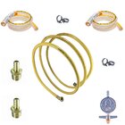 Kit 12m Tubo Pex Gás Multicamadas 16mm + Conexões Completa