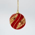 Kit 12un Enfeite Bolas Vermelha Decorativa Arvore Natal 60mm