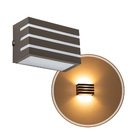 KIT 12X Arandela Frisada Policarbonato p/ área Externa e Inte