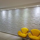 Kit 13  placas em pvc poliestireno revestimento 3d teto e par