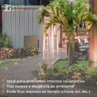 Kit 13 Balizador De Solo Led Chão Piso Jardim 1w  - Prateado