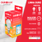 Kit 13 Lâmpada Led Bulbo 9w Branco Frio (6500k) - Ourolux