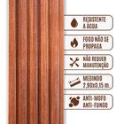 Kit 13 Painel Ripado Cor: Imbuia Wpc Interno Low 2 90m X 15cm