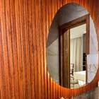 Kit 13 Painel Ripado Cor: Imbuia Wpc Interno Low 2 90m X 15cm