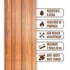 Kit 13 Painel Ripado Cor: Imbuia Wpc Interno Wide 2 90m X 19c