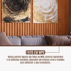 Kit 13 Painel Ripado Cor: Imbuia Wpc Interno Wide 2 90m X 19c