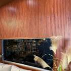 Kit 13 Painel Ripado Cor: Mogno Wpc Interno Low 2 90m X 15cm