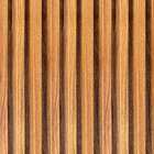 Kit 13 Painel Ripado Cor: Nogueira Wpc Interno Wave 2 90m X 1