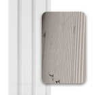 Kit 13 Painel Ripado Wpc Interno Wide Cor: Branco Absoluto 2