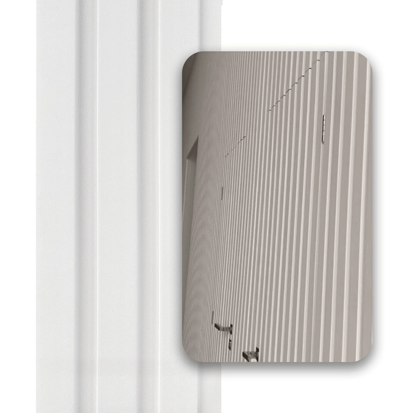 Kit 13 Painel Ripado Wpc Interno Wide Cor: Branco Absoluto 2