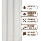 Kit 13 Painel Ripado Wpc Interno Wide Cor: Branco Absoluto 2
