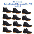 Kit 13 Pares Botina Epi Bico Pvc Segurança Crival Ca 40043 42