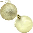 Kit 140 Bolas Enfeite Natalino Árvore Natal 60mm Dourado