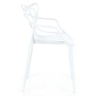 Kit 14 Cadeiras De Jantar Allegra Prática Empilhável - Branco