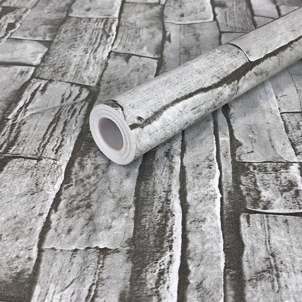 Kit 14 Metros De Papel De Parede Lavavel Rustico Pedra Canjiq