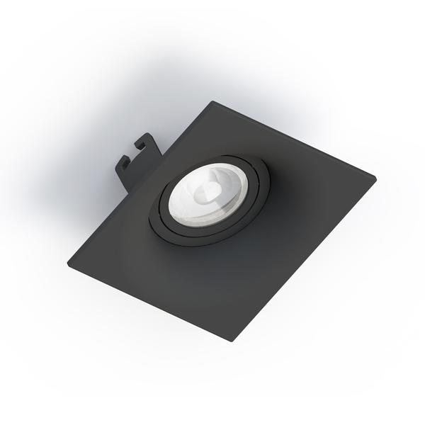 Kit 14 Spot Embutir Sand Save Energy Dicróica M16 Preto