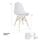 Kit - 14 X Cadeiras Charles Eames Eiffel Dsw - Base De Madeir