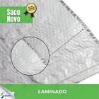 Kit 150 - Saco De Ráfia Solto Laminado Branco 60x90