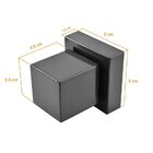 Kit 15 Acabamento Quadrado Preto Registro Pressão Deca Del Me