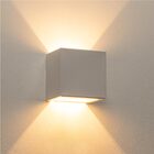 Kit 15 Arandela 2 Fachos Slim Branca + LED G9 5w 3000K Bivolt