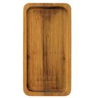 Kit 15 Bandejas Madeira Teca 20x10cm Tábuas Petisqueira Frio