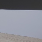 Kit 15 Barras Rodapé De Poliestireno 20cm De Altura Liso Bran