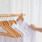 Kit 15 Cabides De Madeira Adulto Camisa Calça Gancho Metal