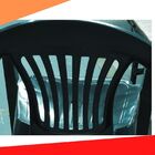 Kit 15 Cadeira Plástica Preta Poltrona Carga Máxima 182kg