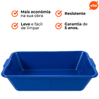 Kit 15 Caixas De Massa Azul 20 Litros Afort