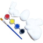 Kit 15 Coelhos Com Ovos Páscoa Em Isopor Para Pintar Tintas