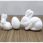 Kit 15 Coelhos Com Ovos Páscoa Em Isopor Para Pintar Tintas