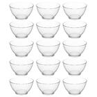 Kit 15 Cumbucas Plásticas 750ml Bowls Coza Incolor Sobremesas