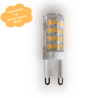 Kit 15 Lâmpadas De Led G9 5w Branco Quente(3000k) P/lustres E