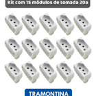 Kit 15 Módulos Tomada 2p+t 20a/250v Liz Branca Tramontina Bra
